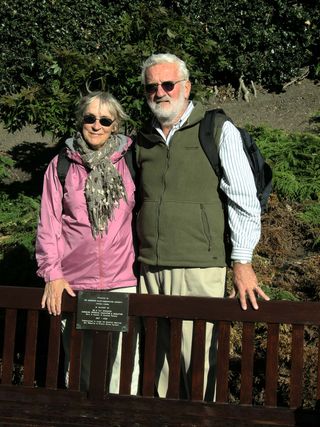 Noreen Young and Bruce Kingsley in Edinburgh Scotland
