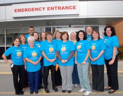 group in front of ER