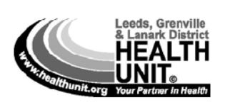 Leeds Grenville and Lanark Health Unit logo