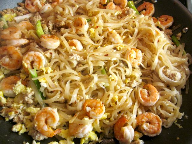 Thai American noodles