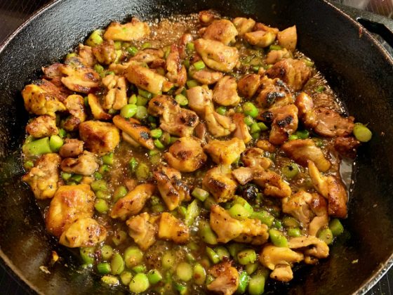 Turmeric-Black Pepper Chicken with Asparagus | The Millstone